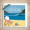 Cards - Relaxing In Devon Print Greeting Card
