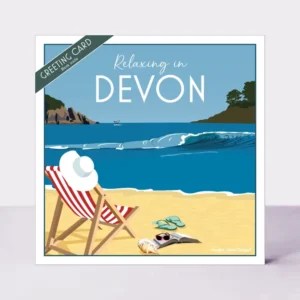 Cards - Relaxing In Devon Print Greeting Card