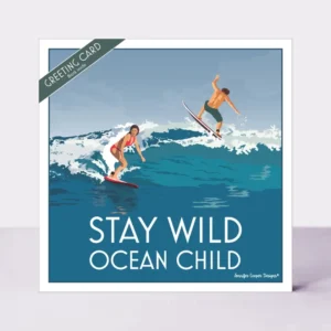 Cards - Stay Wild Ocean Child Print Greeting Card