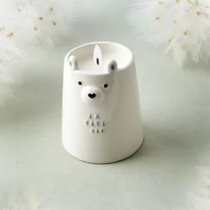 CGB - Ceramic Bear Tealight Candle GB08177 Lifestyle