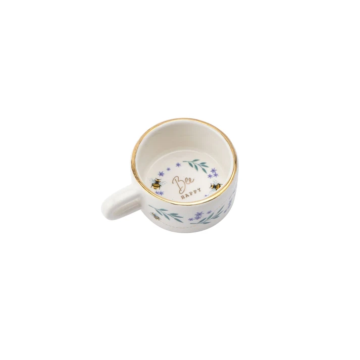 CGB - Handled Tealight Holder - Bee Happy GB007074 Angle