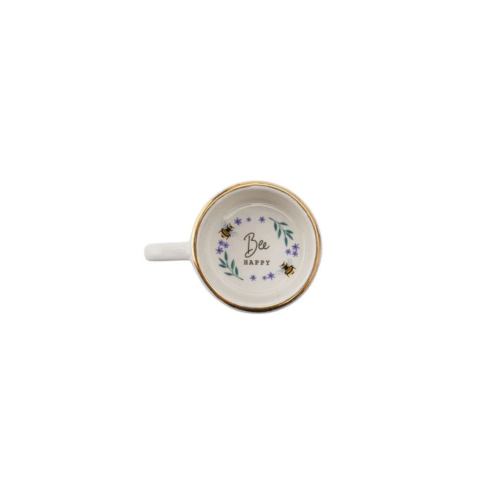 CGB - Handled Tealight Holder - Bee Happy GB007074 Top