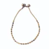 Crystal Healing Anklets - Tigers Eye - Courage - Gold
