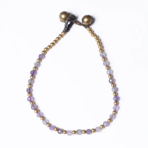 Crystal Healing Bracelets - Amethyst - Anxiety - Purple
