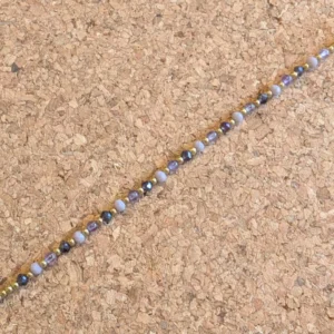 Crystal Healing Bracelets - Amethyst - Anxiety - Purple Close