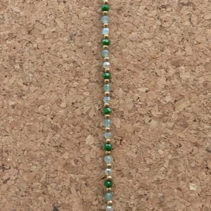 Crystal Healing Bracelets - Aventurine - Energy - Green Multi Close Up