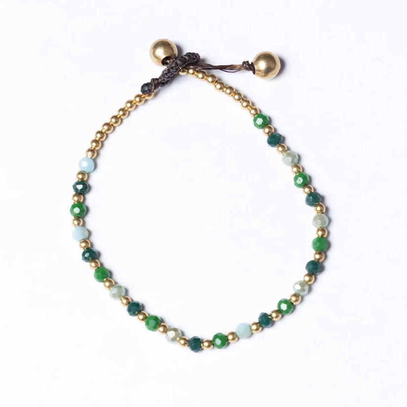 Crystal Healing Bracelets - Aventurine - Energy - Green Multi