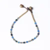 Crystal Healing Bracelets - Blue Agate - Calmness - Blue Multi