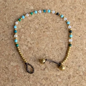 Crystal Healing Bracelets - Turquoise - Luck - Aqua Close Up