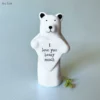 East of India - Porcelain Animal Heart Bear 6901.3