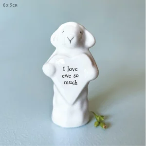 East of India - Porcelain Animal Heart Sheep 6091.3