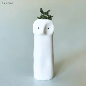 East of India - Animal Tall Vase - Owl 6090H
