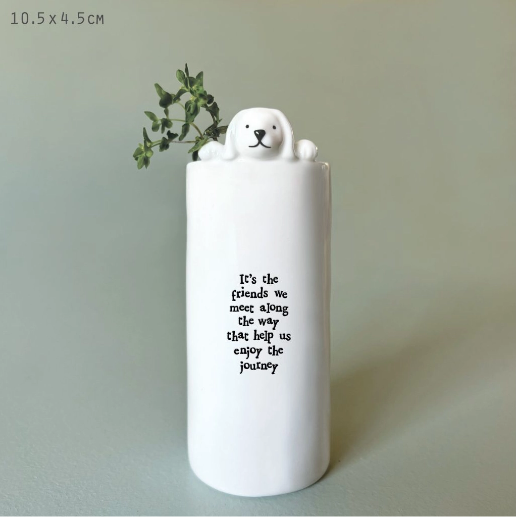 East of India - Animal Vase - Dog 6084.1