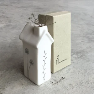East of India - Tall Flower House Bud Vase - 5771 Boxed