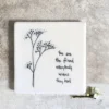 East of India - Coasters Floral - You Are The Friend 170