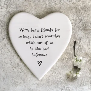 East of India - Coasters Round Heart - The Bad Influence - 126