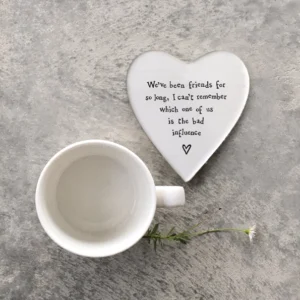 East of India - Coasters Round Heart - The Bad Influence - 126 Lifestyle