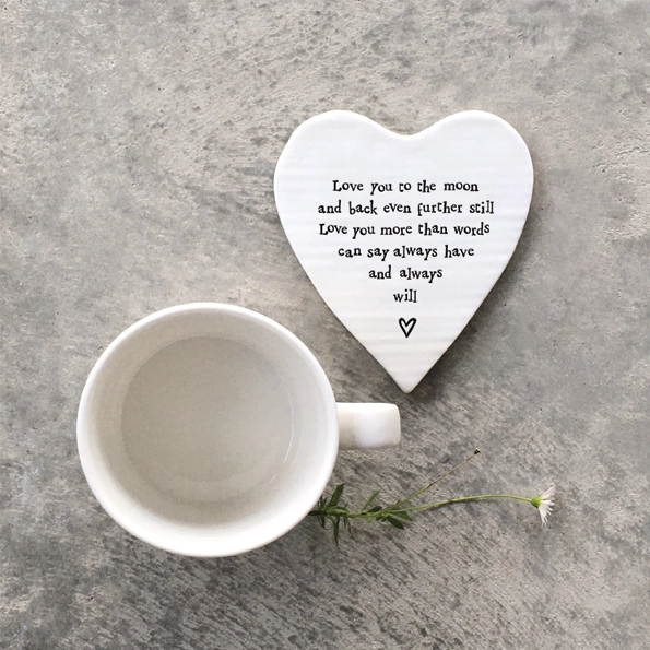 East of India - Coasters Heart - Love You To The Moon 0093 Lifestyle
