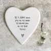 East of India - Coasters Round Heart - My Best Friend - 121