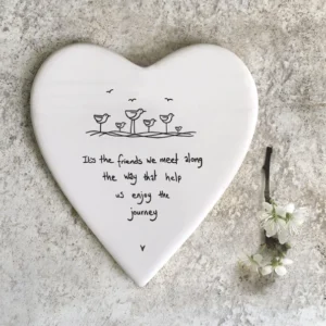 East of India - Coasters Round Heart - The Friends We Meet - 153