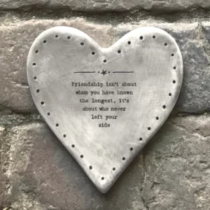 East of India - Coasters Rustic Heart - Friendship That Never Left - 187