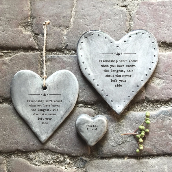 East of India - Coasters Rustic Heart - Friendship That Never Left - 187 Lifestyle