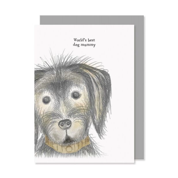 East of India - Dog Card - Best Dog Mummy 2434 Plain