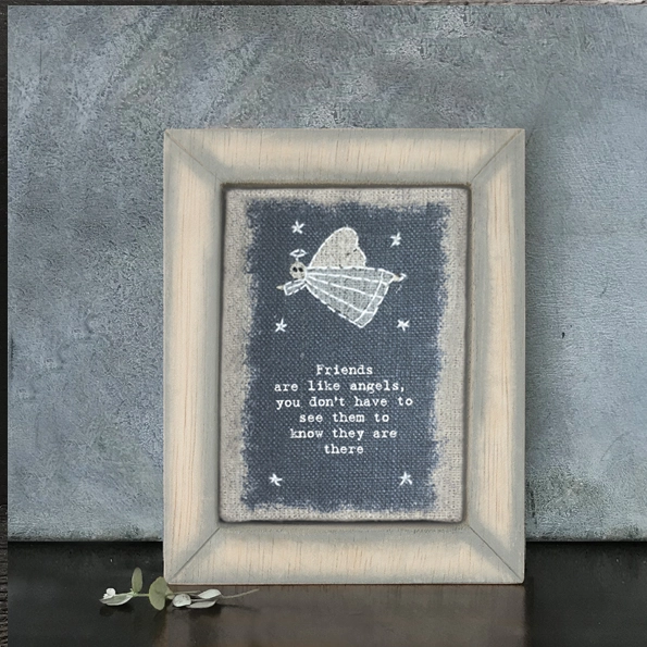 East of India - Embroidered Pictures - Friends Are Like Angels - 5066