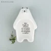 East of India - Porcelain Flat Cat Dish 6081.2
