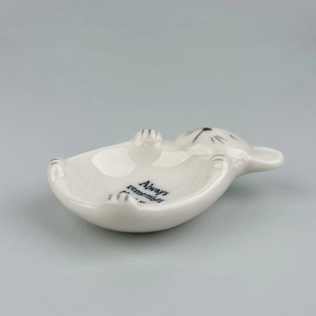 East of India - Porcelain Flat Mouse Dish 6081.6 Close Up
