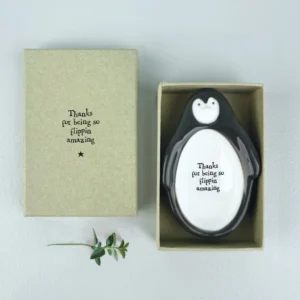 East of India - Porcelain Flat Penguin Dish 6081.7 Boxed