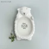 East of India - Porcelain Flat Sheep Dish 6081.3