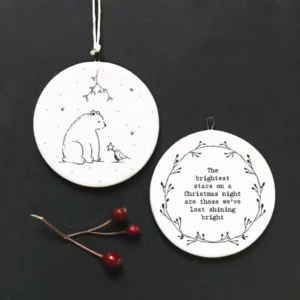 East Of India - Flat Hanging Bauble - Bar and Robin - Brightest Stars 6542Close Up