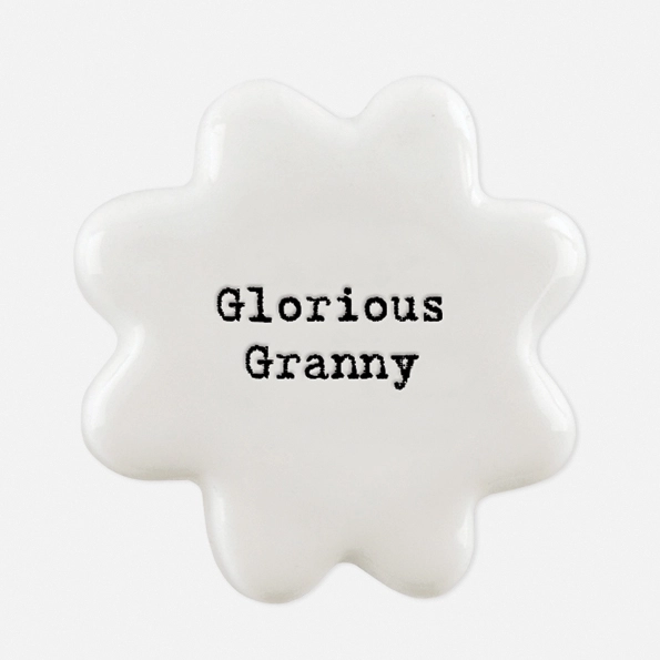 East of India - Flower Token - Glorious Granny - 6728 Close Up