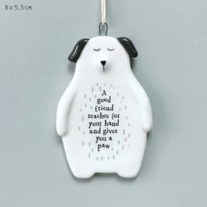 East of India - Hanging Animals - Dog - Good Friend Reaches Your Hand 6103.2