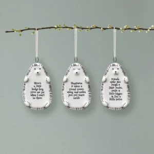 East of India - Hanging Animals - Hedgehog Collection