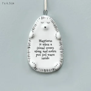 East of India - Hanging Animals - Hedgehog - Happiness When A Friend Comes Along 6107.2