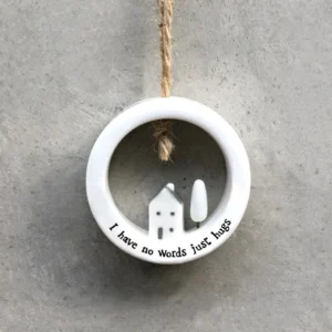 East of India - Hanging House in Circle - No Words Just Hugs 6588
