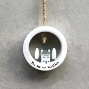 East of India - Hanging House in Circle - You Are My Sunshine 6587