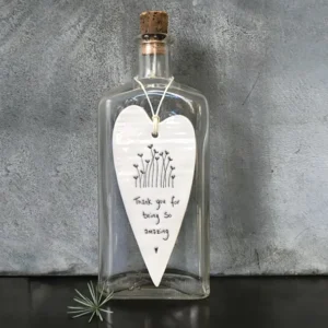 East Of India - Long Hanging Heart - Thank You Amazing - 6239 Lifestyle