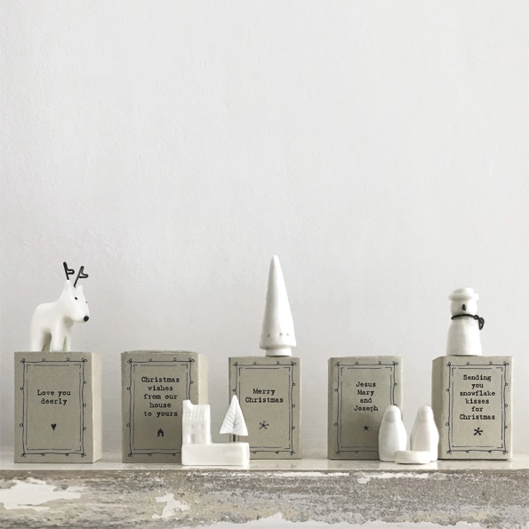 East of India Matchbox Deer - Love You Deerly - Image 2