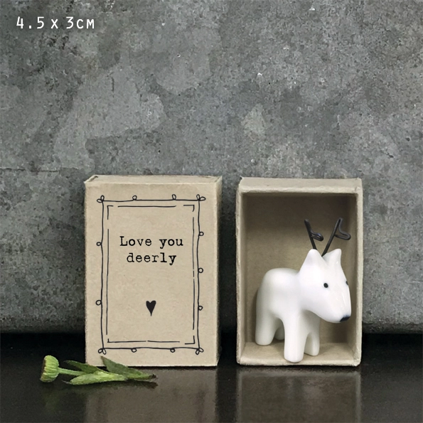 East of India - Matchbox Deer - Love You Deerly - 5645