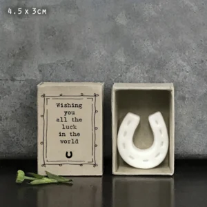 East of India - Matchbox Horseshoe - All The Luck in The World - 5664