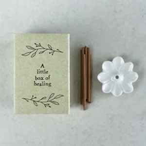 East of India - Matchbox Incense - Flower and Sticks - 975-1 Close Up
