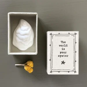 East of India - Matchbox - Oyster Shell World is You Oyster 38 Close Up