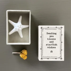 East of India - Matchbox - Starfish Kisses and Wishes 35 Close Up