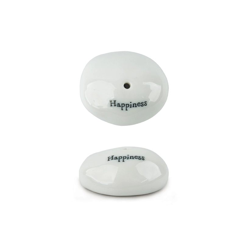 East of India - Pebble Incense Holder - Happiness 4346 Close Up