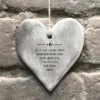 East Of India - Hanging Rustic Heart - Grandchildren Were Good Fun - 7406