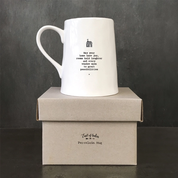 East of India - Sentiment Mug - House - 5888 Boxed