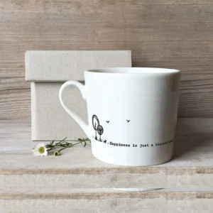 East of India - Sentiment Mug - Just A Biscuit Away - 5905 Boxed